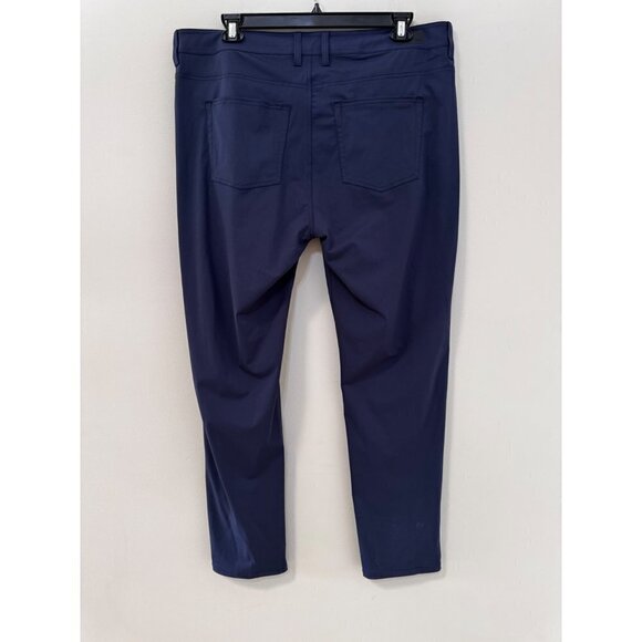 Rhone Mens 40 Commuter Pants Classic navy Straight Leg 5 Pocket Comfort Tech - Picture 2 of 4